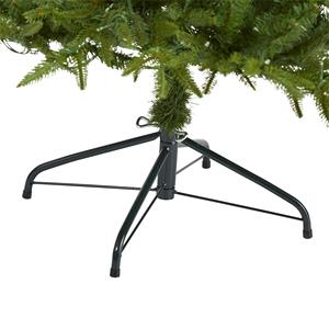 Arbres de Noël artificiels pliables avec support, en PE/PVC mélangé, lumières LED chaudes, vente en gros d'usine, arbres décoratifs - Product Image 4