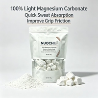Poudre de craie blanche pour l'escalade, morceaux pour une adhérence maximale, résistante à la transpiration, faible poussière, longue durée, 100g 200g 300g, pour vendeurs e-commerce