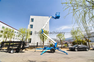 Plateforme <span class=keywords><strong>de</strong></span> travail en hauteur montée sur <span class=keywords><strong>remorque</strong></span>, nacelle articulée télescopique remorquable, élévateur à flèche, meilleur élévateur à flèche araignée au monde, élévateur <span class=keywords><strong>de</strong></span> marchandises - Product Image 3