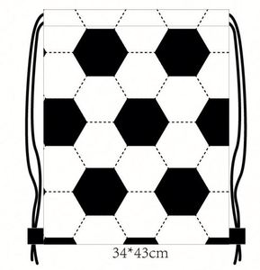 Branded Fashion Foldable Portable Durable Unisex Football <b>Training</b> Sneaker Bag Drawstring <b>Backpack</b> - Product Image 4