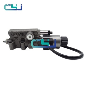 Électrovanne de pompe à piston de ventilateur 259-0907 2590907 244-4120 pour excavatrice E330D E336D E345D, groupe de vanne de commande de pompe moteur C9 C13 - Product Image 6