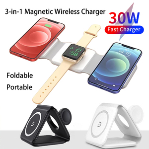 <span class=keywords><strong>Chargeur</strong></span> sans fil magnétique pliable 3 en 1 <span class=keywords><strong>30W</strong></span> pour <span class=keywords><strong>iPhone</strong></span> 15 <span class=keywords><strong>14</strong></span> 13 16 17 <span class=keywords><strong>Pro</strong></span> Max Samsung Xiaomi Vivo Apple Watch - Product Image 1