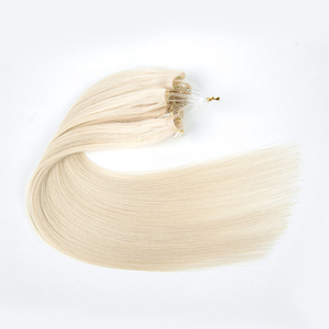 Extensions de cheveux humains russes sans couture <span class=keywords><strong>micro</strong></span> kératine 100 extensions de cheveux protéinés bruts non transformés naturels à double tirage - Product Image 3