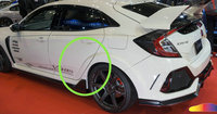 Kit carrosserie EPR Civic Type R FK8 VRSAR1 Style FRP pour voiture 5 portes, installation facile, 2023