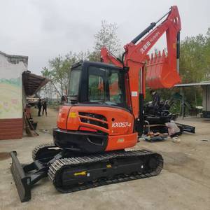 Mini-excavatrice KX057-4 de 5 tonnes, prix bas, haute qualité, système hydraulique, moteur d'origine, PLC, bon état d'occasion - Product Image 4