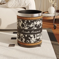 Poubelle Commerciale Moderne pour Hôtel, Décoration Élégante, en Plastique PP Sophistiqué, Antidérapante, pour Hôtel, Salon, Chambre à Coucher