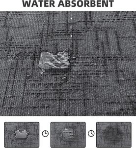 Alfombrilla <span class=keywords><strong>de</strong></span> baño antideslizante, pequeña, absorbente, <span class=keywords><strong>de</strong></span> secado rápido, delgada, para baño, para debajo <span class=keywords><strong>de</strong></span> la puerta, lavable, <span class=keywords><strong>de</strong></span> <span class=keywords><strong>pila</strong></span> baja para fregadero - Product Image 3