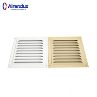 Grille d'aération carrée en acier et aluminium pour systèmes CVC, prix usine, pour ventilation