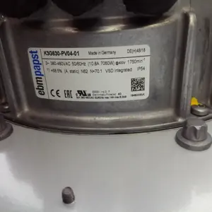 K3G630-PV04-01 ebm papst Radial ventilator EBMPAPST TYP: R3G1K3G630-PV04-01 EBM EC FAN