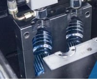 Machine à poinçonner semi-automatique, 5l, 2 cavités, pour fabriquer des bouteilles d'eau minérale