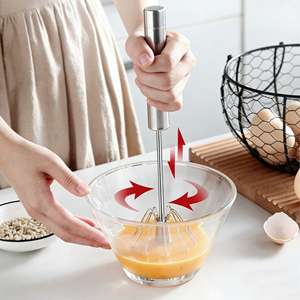 Batteur à œufs manuel semi-automatique en acier inoxydable amélioré 2026 pour la <span class=keywords><strong>cuisine</strong></span> domestique, mélangeur <span class=keywords><strong>de</strong></span> crème et <span class=keywords><strong>de</strong></span> beurre - Product Image 2