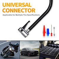 DC 12V AC 110V 220V 230V ABS Material Portable Auto Shutoff Car Air Pump Compressor Dual Power Tire Tire Pressure Monitor