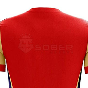Men's Soccer Jersey 100% Polyester Custom Logo Design Customized Color Team Name High Quality Wholesale Price OEM Service - Product Image 5