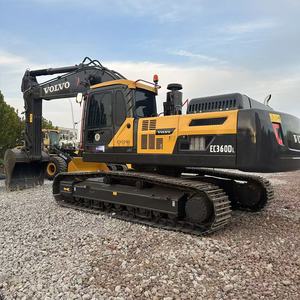 Excavatrice hydraulique Volvo EC360DL d'occasion, de type chenillé, de couleur jaune, équipement de construction avec PLC et poids opérationnel de 36 tonnes - Product Image 5