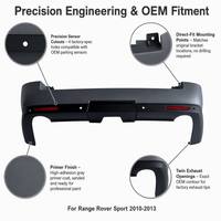 Untuk Range Rover Sport L320 2010-2013, Rakitan Bumper Belakang, Cover Bumper, Pasang Langsung, Sudah Dilapisi, Dengan Lubang Sensor Parkir LR015113