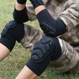 Conjunto de Protección Acolchado para Rodillas y Codos Unisex, Equipo de Nailon Suave para Caza, Cosplay, Baloncesto, Voleibol y Actividades al Aire Libre - Product Image 1