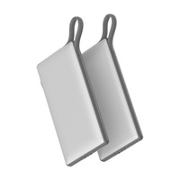 Station de charge Banque d'alimentation Station de charge 6 PCS 10000mAh Câble intégré Chargeur portable pour bureau à domicile Pub Restaurant