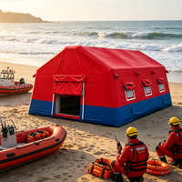 Tente gonflable automatique à installation instantanée, durable, pour des sorties de camping rapides, des activités de plage, des festivals en plein air