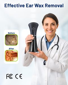 Nettoyeur d'oreilles électrique CSJ-001 avec double réservoir d'eau, détection de température NTC, utilisation à une main <span class=keywords><strong>pour</strong></span> usage domestique - Product Image 2