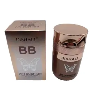DISHALI controlling Oil butterfly powder puff BB CC Natural Ivory White Mushroom head Air cushion Moisturizer Liquid foundation