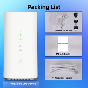 MegaTower Débloqué SDX62 AX5400 WiFi6 Aggregation de transporteurs Mesh domestique complet Modem 5G avec Pare-feu VPN d'entreprise VoNR 3 ports LAN - Product Image 5