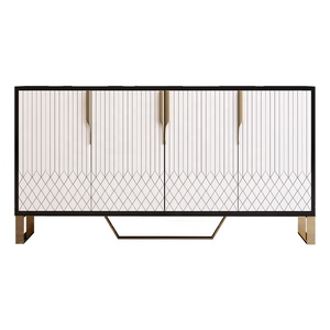 Moderno Buffet di Lusso in Legno Bianco <span class=keywords><strong>per</strong></span> Soggiorno con Struttura in Legno Massello - Product Image 5