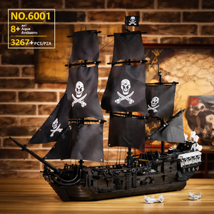 Modelo 3D <span class=keywords><strong>de</strong></span> Barco Fantasma, Perla Negra, Venganza <span class=keywords><strong>de</strong></span> la <span class=keywords><strong>Reina</strong></span> Ana, Bloques <span class=keywords><strong>de</strong></span> Construcción <span class=keywords><strong>de</strong></span> Ladrillos en Miniatura, Juguetes <span class=keywords><strong>de</strong></span> Barco Pirata del Caribe, Venta al Por Mayor - Product Image 5