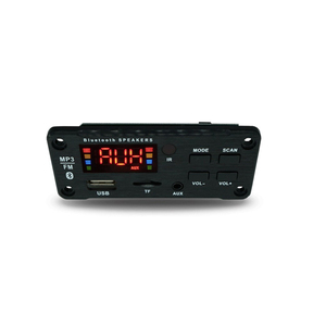 5V 12V MP3 decoding <strong>Bluetooth</strong> module FM radio color screen - Product Image 2