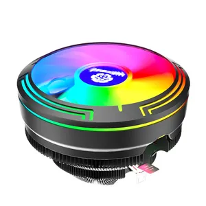 COOLMOON Hot Selling W120 PC CPU Cooler RGB Top Down OEM Gaming Computer CPU Air Cooler AMD Intel Support PWM CPU Cooling Fan