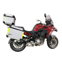 Sacoche de Selle en Alliage d'Aluminium JPAD, Accessoires de Bagages, Capacité 45L+45L pour Moto BMW1200/1250, Garantie 1 An