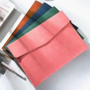 Carpeta de Archivo A4 de Cuero PU |   Carpeta de Documentos Empresarial Reforzada, Organizador de Facturas para Venta al por Mayor e Impresión de Logotipo - Product Image 2