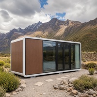 Maison Capsule Modulaire Apple Cabin, Maison Préfabriquée pour Complexe Hôtelier Extérieur, Fabricant de Petites Maisons Capsules de Luxe