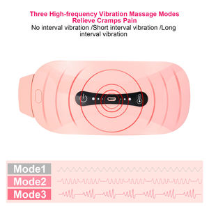 USB-Aufladbarer Heizkompresse-Vibrationsgürtel für Taille und Bauch, Intelligenter Massagegürtel, Gebärmutterwärmegürtel mit 1800mAh Akku - Product Image 3