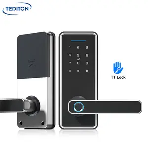 ключ-карта дверную ручку Suppliers-Tediton Wi-Fi Смарт-замок, пароль, приложение, карта, электронный дверной замок с заглушкой для складирования