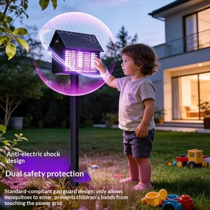 Lampes solaires <span class=keywords><strong>anti</strong></span>-insectes, tue-moustiques d'extérieur, étanches IP65, LED SMD <span class=keywords><strong>pour</strong></span> cour, <span class=keywords><strong>jardin</strong></span>, villas, fermes - Product Image 3