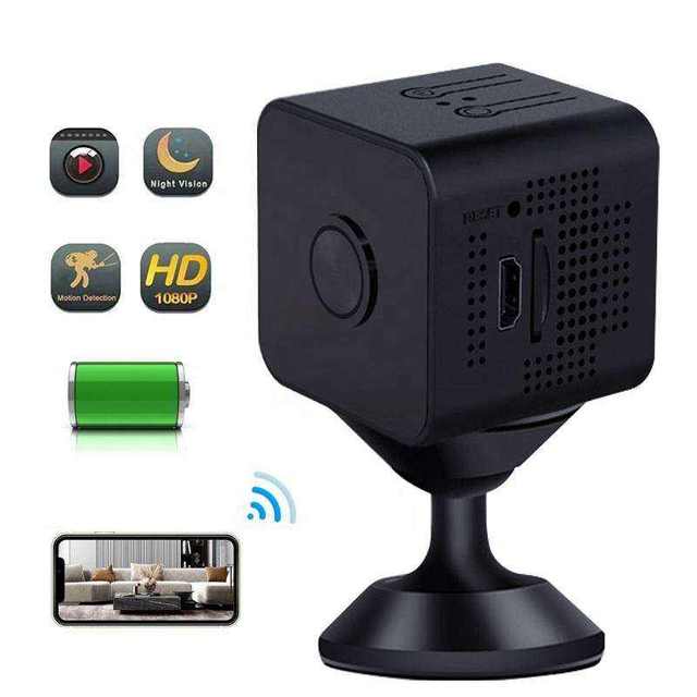 1080P Full HD Night Vision Wifi Mini Camera 60Min Battery Life Mini Camera De Surveillance
