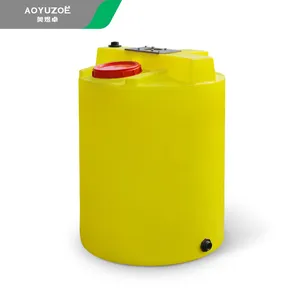 Tanque de dosagem de produtos químicos personalizado PE industrial portátil novo de alta qualidade recipiente de água tanque de plástico