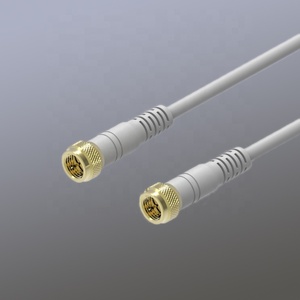 De alto rendimiento <span class=keywords><strong>RG</strong></span>-<span class=keywords><strong>59</strong></span>/<span class=keywords><strong>U</strong></span> Kabel F-conector tipo F-pin coaxial Kabel para CATV/VCR/ por satélite - Product Image 3