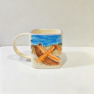Tasse à café Supercross <span class=keywords><strong>moto</strong></span> peinte à la main personnalisée | Tasse en porcelaine céramique | <span class=keywords><strong>Cadeau</strong></span> de vacances parfait - Product Image 1