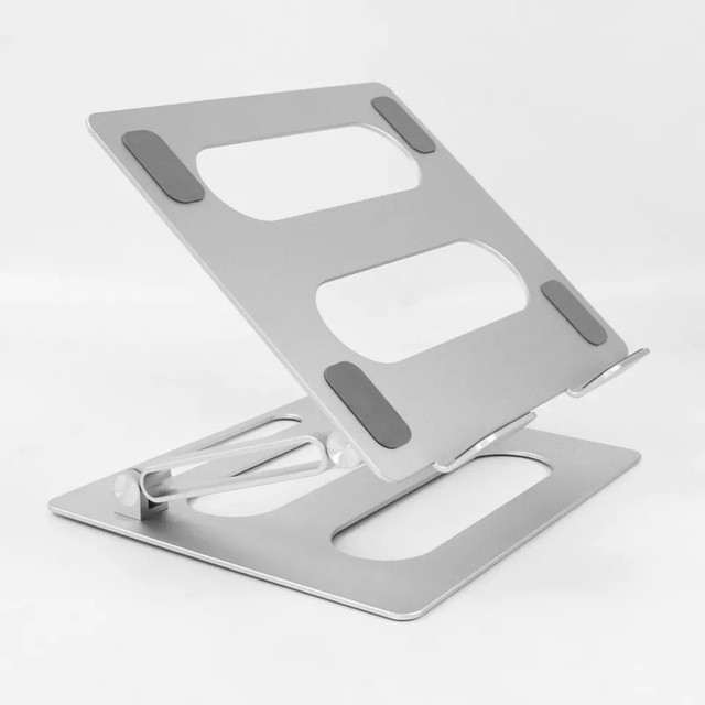 Ergonomic Portable Adjustable Laptop Stand Computer Riser Holder with Heat-Vent to Elevate Aluminum Laptop Stand for All Laptops