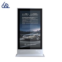 Pantalla LCD para Exteriores de 65 Pulgadas y 2000 Nits, Reproductor de Señalización Digital, Monitor Publicitario, Tótem Publicitario para Exteriores