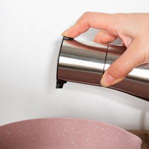 Gloway Multiple Occasions Works Great Distributeur de récipient de vinaigre anti-goutte Bouteille distributeur d'huile d'<span class=keywords><strong>olive</strong></span> en acier inoxydable - Product Image 2