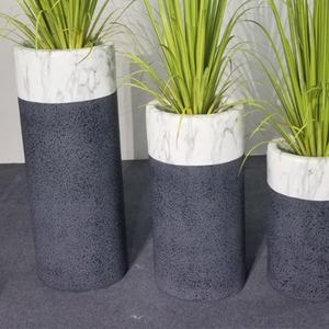 Bac à plantes en fibre de verre, Pot de fleurs moderne, jardinière d'intérieur, décoration avec <span class=keywords><strong>grand</strong></span> pilier - Product Image 5