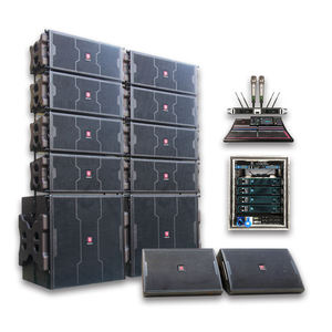 ציוד סאונד מיני אטום למים פסיבי כפול 5 אינץ' רמקולים דו כיווניים מערכת מערך קווים לביצוע במה - Product Image 1