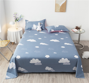 Juego de <span class=keywords><strong>cama</strong></span> personalizado de microfibra 100%, juego de edredón barato con estampado de dibujos animados, sábanas - Product Image 6