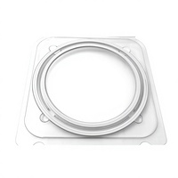 Boîtes blister pour anneaux de support de plaquettes de 6 et 7 pouces, en PET transparent, pour salle blanche Classe 100