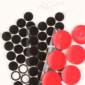 Black Self Adhesive Round Silicone Foot Pad Anti Slip Wear Resistant Silicone Gasket - Product Image 5
