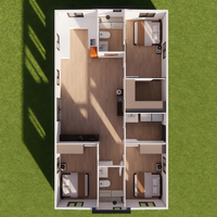 GreenSpace Promotion Exceptionnelle : Maison Conteneur Pliable de Luxe Extensible de 40 pieds, 2, 3, 4 ou 5 Chambres, Préfabriquée