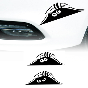 Autocollants en <span class=keywords><strong>vinyle</strong></span> pour pare-chocs de voiture, accessoires de décoration, monstres aux yeux énormes, effrayants - Product Image 1