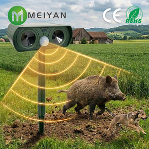 เครื่องไล่สัตว์ด้วยคลื่นอัลตราโซนิกพลังงานแสงอาทิตย์สำหรับกลางแจ้ง ไล่สุนัข ไล่นก - Product Image 3